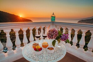 terrace sunset