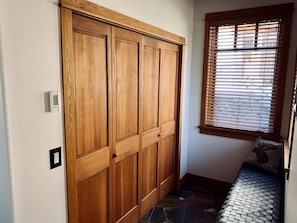 Front entrance coat cupboard 