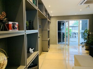 Interior entrance