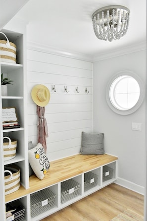 Drop your worries...and your stuff...at the door. Get ready for relaxation.