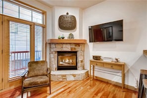 living room fireplace