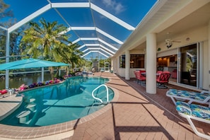 Pool Bar with Umbrella