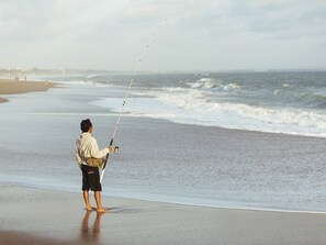 Utsikt mot havet/stranden