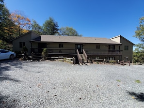 Only six units, no houses or condos next door. Upstairs unit.