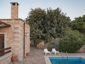 A rural retreat in Crete. 