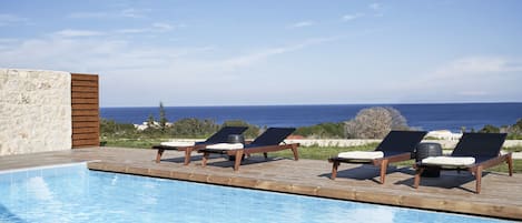 Captivating SeaView Villa with a sensory driven design private pool.