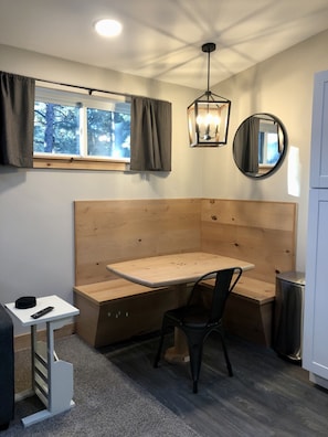 Built-in eating area