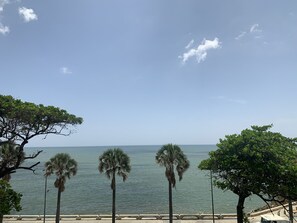 Blick von der Unterkunft