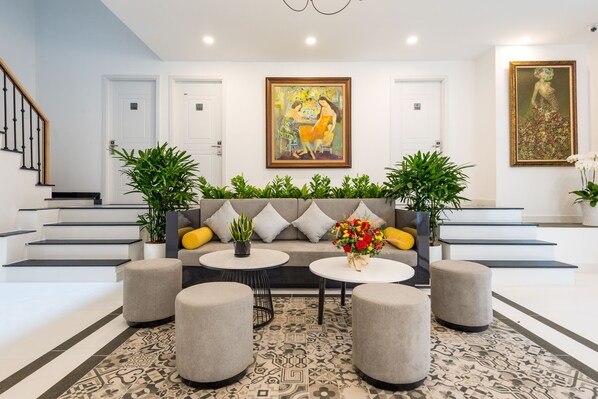 Lobby sitting area