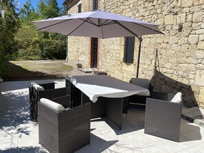 Kitchen terrace, perfect for breakfast and lunch