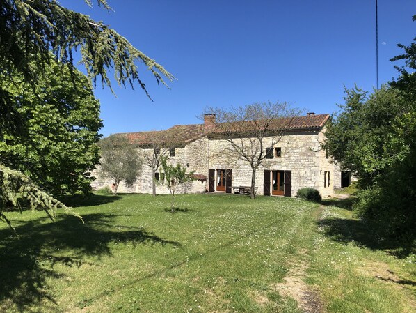 View of house from the road