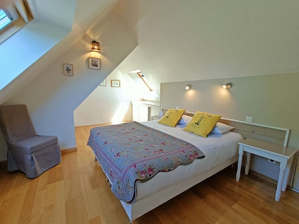 La chambre parentale à l'étage