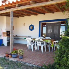 Private shaded barbeque terrace