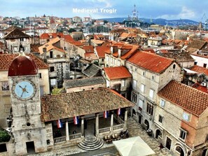 Medieval Trogir - take the water taxi at the end of the road.