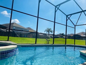 pool and back view