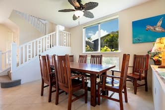 3bd 3ba Oceanview Condo w Office and AC and WIFI and Garage ACAA1