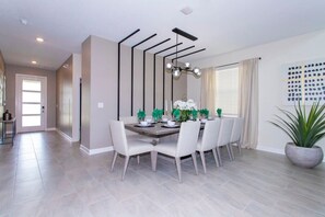 Modern and Open Dining Area