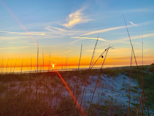 Sunrise view from the condo 