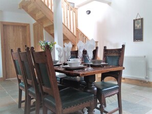 Dining Area located within open plan kitchen. dining and livingroom.