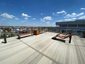 Stadsutsikt från boendet