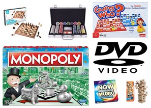 A selection of fun board & card games, CD\DVD's are offered in the apartment