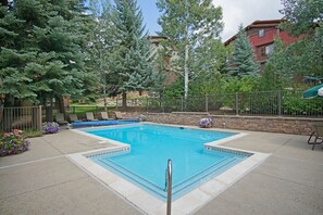 Pool in summer