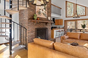 Please note that our fireplace is not currently operational.