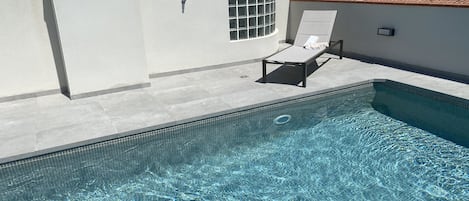 Shared rooftop pool