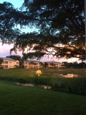 View from living room. Watch spectacular sunsets from home when not at the beach