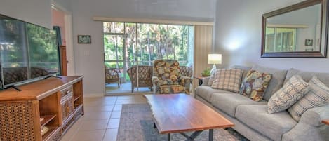The Family Room with Slider to the Lanai