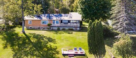 Relax!  That lower deck is especially perfect for sunsets and chardonnay