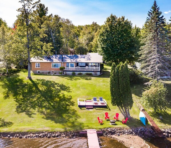 Relax!  That lower deck is especially perfect for sunsets and chardonnay