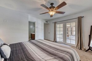 Master Bedroom leading to outdoor area