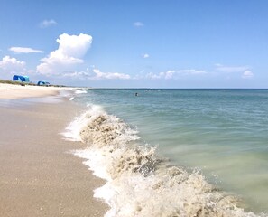 Beautiful East Beach, just a 2 minute golf cart ride from the house