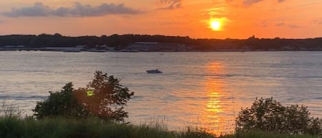 Sunset View From the Deck