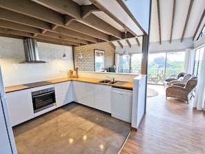 Renovated fully equipped kitchen & open plan living room