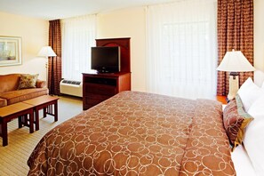 Drift to sleep in a comfortable bed after a wonderful day outside.