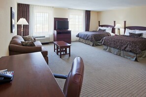 Drift to sleep in a comfortable bed after a wonderful day outside.