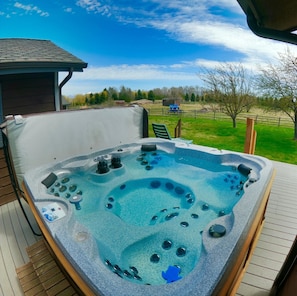 Bain à remous extérieur