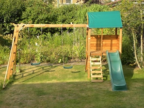 Your children will love playing in the garden.