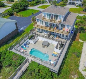 Arial view of Linda's Lanai East and West