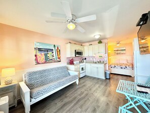 300 sq ft studio unit.
