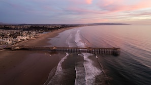 Pismo Beach Pier - Pismo Beach Pier Aerial View 1
