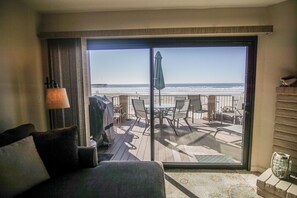 Oceanfront Deck - 133 Pismo Shores Oceanfront Vacation Rental Pi