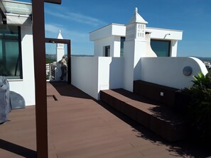 Our fully decked roof terrace