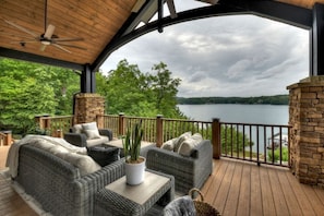 Great views from main level covered porch