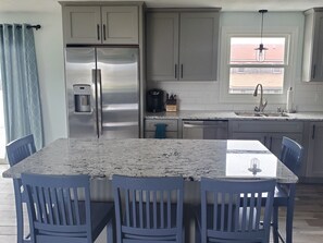 Kitchen with island