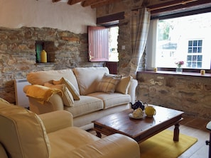 Living room/dining room | Old Chapel Cottage - Dinas Country Club, Dinas Cross, near Newport