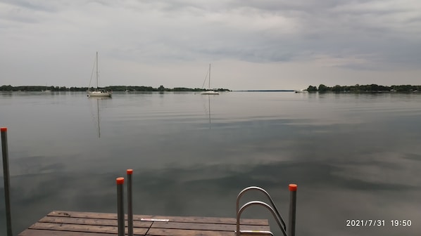 Enjoy the views from the dock.