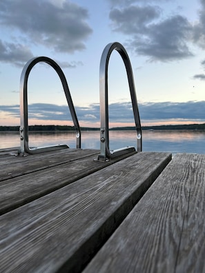 Sunsets from the dock.